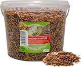 UGF - Universal Schildkröten Futter Mix, 3 Liter Eimer ≈ 500g, Ausgewogenes...