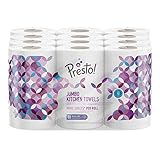Amazon-Marke: Presto! 3-lagig Jumbo Küchenrollen, weiß, 18 Rollen, 1er-Pack