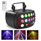 Discolicht Partylicht, DMX 512 Effektstrahler,LED RGB Licht DJ Projektor...