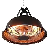 MaxxGarden Heizstrahler - Infrarot Heizstrahler Elektrisch Zum Aufhängen 1500W...