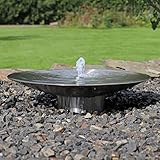 CLGarden Edelstahl Springbrunnen Wasserschale EWS60 Garten Brunnen Set 60cm mit...