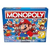 Monopoly E9517100 Super Mario Celebration Brettspiel für Super Mario Fans ab 8...