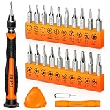 JOREST 24Pcs Feinmechaniker Schraubendreher Set, Mini Werkzeug Kit mit Torx T1...