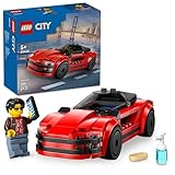 LEGO City Roter Sportwagen - Rennwagen Spielzeug für Jungen und Mädchen ab 5...