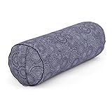 Bodhi Yoga Bolster Ø 23 cm | Maharaja Collection | Abnehmbarer & Waschbarer...