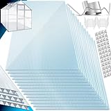 KESSER® 14x Polycarbonat Hohlkammerstegplatten 4mm | 10,25m² Doppelstegplatte...