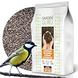 Schwarze Sonnenblumenkerne 30 kg Wildvogelfutter ganzjähriges Futter...