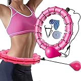 Smart Hula Hoop Reifen Erwachsene, Smart Hula Fitness Reifen mit Gewicht, 27...