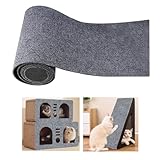 200cmx40cm Selbstklebend Kratzmatte, DIY Kratzbrett, Kratzschutz Sofa,...