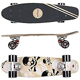 FunTomia Mini-Board Cruiser Skateboard 57cm aus 7-lagigem kanadischem Ahornholz...