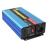 EDECOA Spannungswandler 1000w wechselrichter 12v auf 230v Spannungswandler...