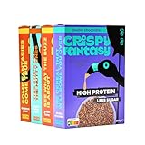 Crispy Fantasy Protein Cerealien, Verschiedene Sorten, Glutenfrei, Vegan, Wenig...