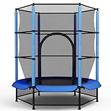 Trampolin für Kinder, Trampolin Outdoor Ø140cm, Sprungmatte Indoor mit...