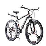 LSBIKE Mountainbike 27,5 Zoll, 21-Gang Shimano, Hardtail MTB mit Stoßdämpfer,...
