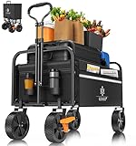 KESSER® Bollerwagen faltbar Handwagen Transportkarre max. 150kg Tragkraft &...