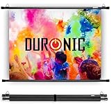 Duronic BPS50 Leinwand | 4:3 Hängeleinwand 50' Zoll 102 x 76 cm | Heimkino mit...