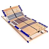 Stabiler Lattenrost 100% BUCHE - Kopf- und Fußteil verstellbar -...