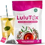 LULUTOX Detox Tee zum Abnehmen – Natürliche Kräutermischung mit Löwenzahn,...