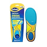Scholl GelActiv Everyday Einlegesohlen für Männer, Den ganzen Tag komfortable...