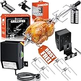 KESSER® Edelstahl Grillspieß Set 107cm passend für Weber Spirit Gasgrill, BBQ...