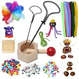 WWISTOA kastanienbohrer Set 2-4 mm kastanienbohrer kinder，bastelset...