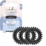 invisibobble Power True Black, Schwarzes Spiral Haargummi für Dickes Haar &...