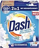 Dash 2 in 1 Vollwaschmittel mit Weichspülerduft, Pulver – 3 kg (ca. 50...
