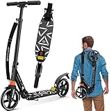 KESSER® Cityroller Scooter 205mm Räder PU Big Wheel - Pro-S Tretroller mit...