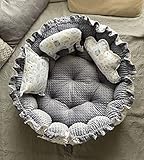 LOOLAY ENGELSNEST Kingsize XXL BABYNEST Nestchen-Ø 90cm Krabbledecke-Ø 155cm...