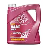 MANNOL Basic Plus 75W-90 API GL 4+, 4 Liter