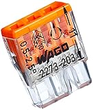 Kopp Wago COMPACT-Verbindungsdosenklemme 3-Leiter-Klemme 0,5-2,5 mm² Inhalt 100...