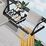 ADERTOS Wäschetrockner Heizkörper Ausziehbar Hängetrockner 43–73cm Breite...