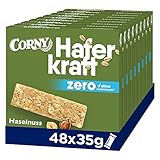 Haferriegel Corny Haferkraft Zero Haselnuss, ohne Zuckerzusatz, 125 kcal pro...