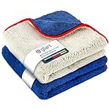 Glart Poliertuch Auto Trockentuch - 2er Set - Premium Mikrofasertücher Auto...