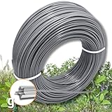 Gardazon Trimmerfaden mit Verstärkung - 3mm x 50 m Vorsicht - extrem scharf -...
