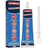 Textilkleber Waschmaschinenfest 60 ML, Stoffkleber Extra Stark für Baumwolle,...