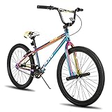 HILAND 24 Zoll BMX Fahrrad für Jungen und Mädchen, Freestyle BMX Fahrrad für...