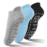 GOAMZ Yoga Socken rutschfeste Sportsocken für Damen mit Gummisohlen...