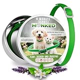 Monked | Natürliches Zeckenhalsband Hunde ohne Chemie | bis 8 Monate Schutz |...