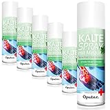 6 x 400ml Oputec Kältespray Eisspray Sport: Erste-Hilfe-Spray bei...