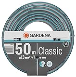 Gardena Classic Schlauch 13 mm (1/2 Zoll), 50 m: Universeller Gartenschlauch aus...
