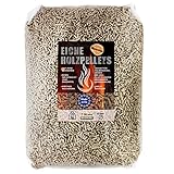 Eiche Pellets 15 kg 30 kg Grill Smoker Holz Pizzaofen BBQ Pellet Outdoor Ofen...