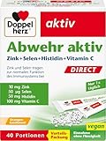 Doppelherz Abwehr aktiv DIRECT - Zink, Selen & Vitamin C zur Unterstützung des...