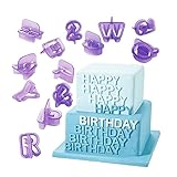 Fondant Buchstaben Ausstecher Set 40 Stück Ausstechformen Set Mit Buchstaben,...
