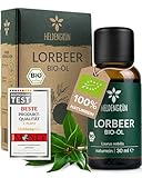 Heldengrün® BIO Lorbeeröl [100% NATURREIN] Zertifiziertes Lebensmittel zum...