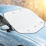 Frontscheibenabdeckung Auto Winter - Ultra-Dicke & ganzjährige...