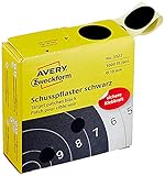 AVERY Zweckform 3522 Schusspflaster 1.000 Stück (Ø19mm, Zielscheibe,...
