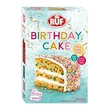 RUF Birthday Cake, bunter Geburtstags-Kuchen, heller Rührteig mit...