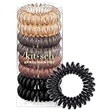 Kitsch Spiral-Haargummis für Frauen – Spiralhaargummis für dickes Haar,...