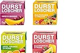 48 Pack Durstlöscher a 500ml Mixbox 4 Sorten Kiba Banane / Sauerkirsch +...